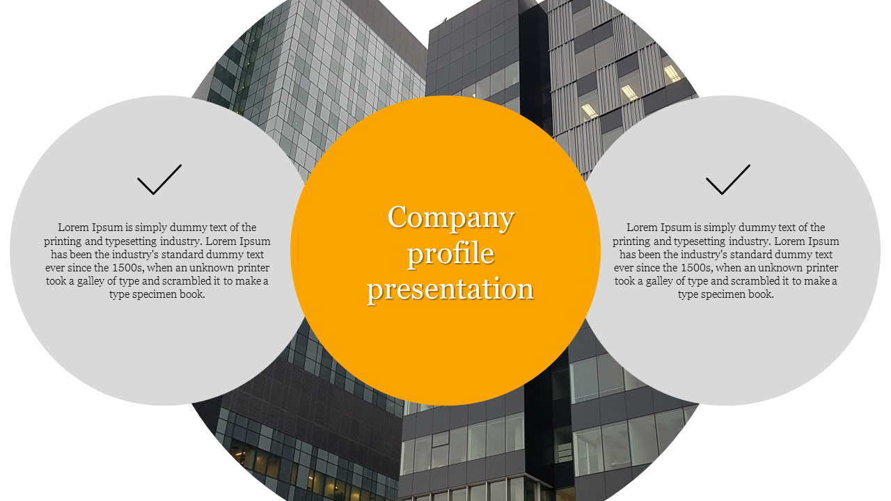 Free - Impressive Company Profile Presentation Template Design